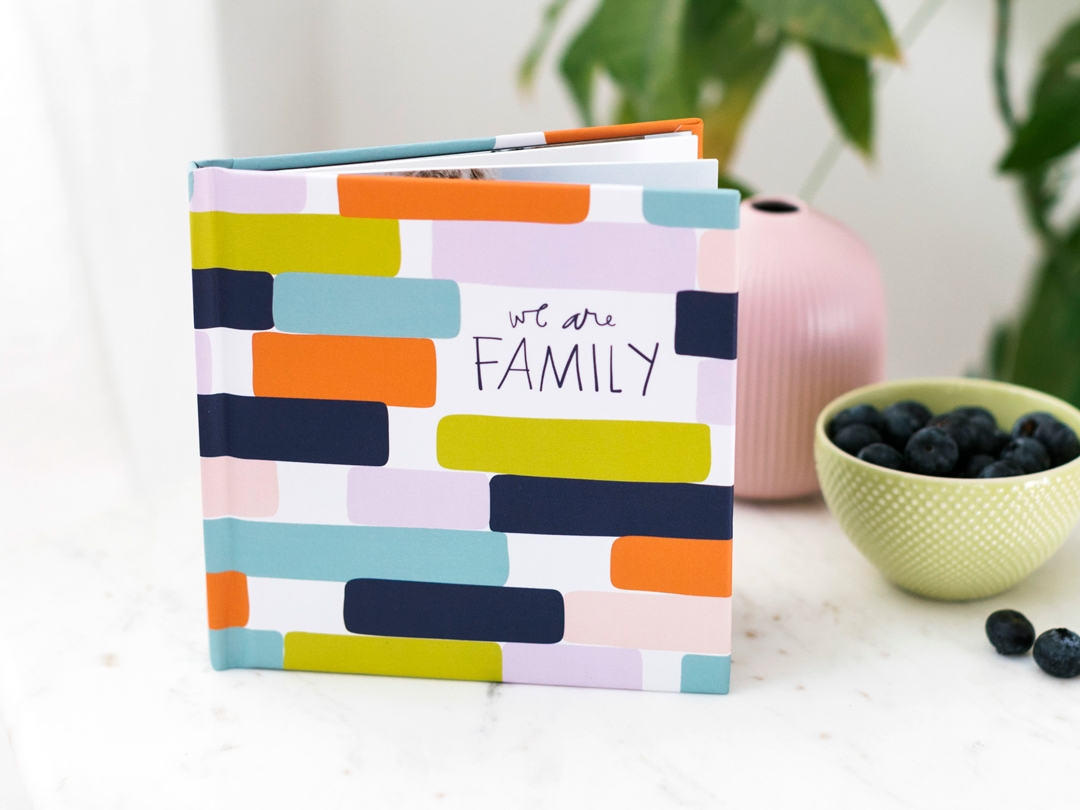 We Are Family—Colorful Bricks photo book