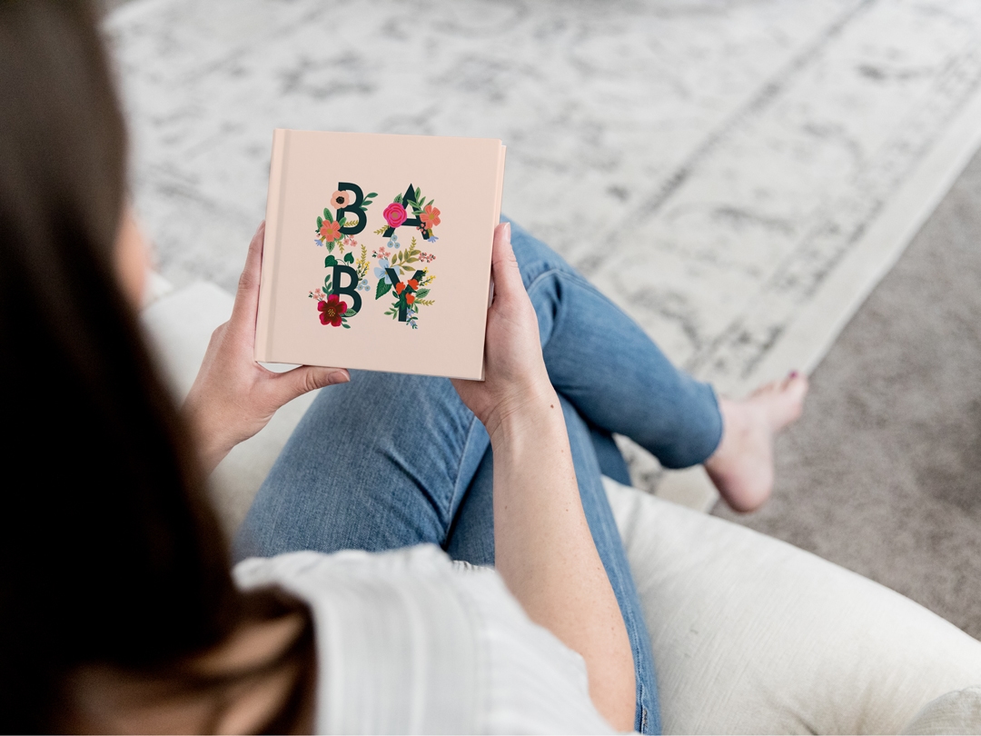 Floral Baby photo book