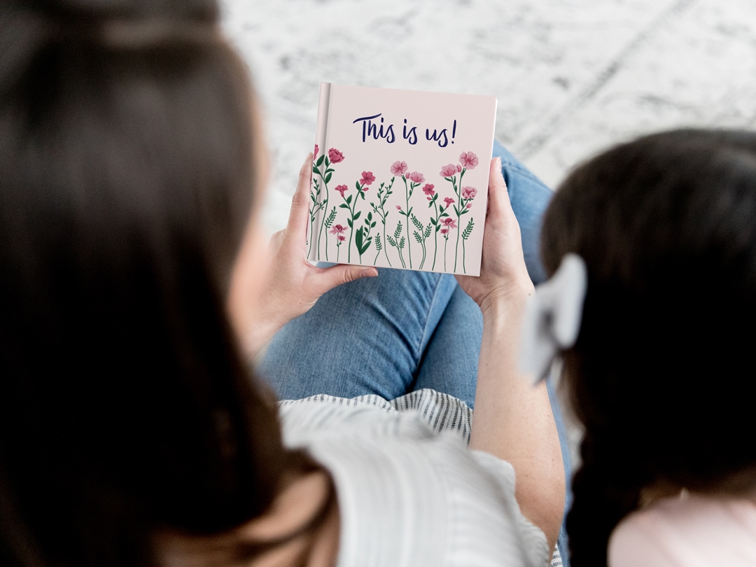 This is Us—Pink Flowers photo book