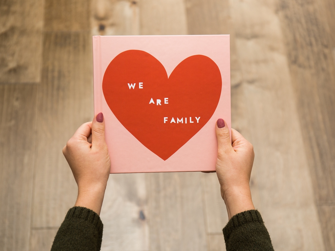 We are Family—Pink photo book