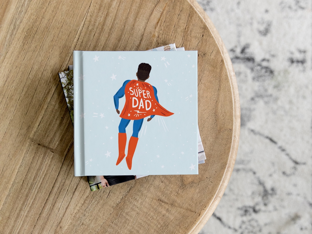 Soaring Super Dad photo book