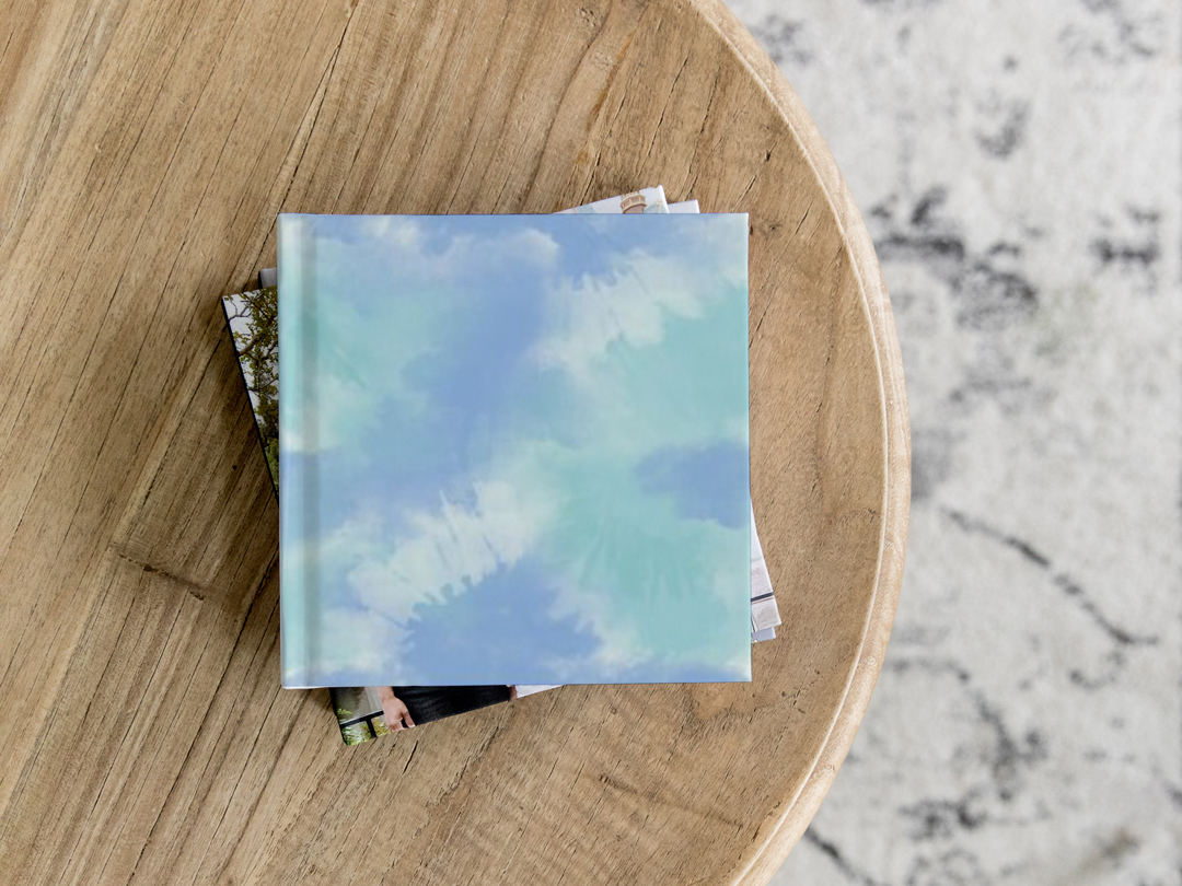 Blue Tie Dye photo book