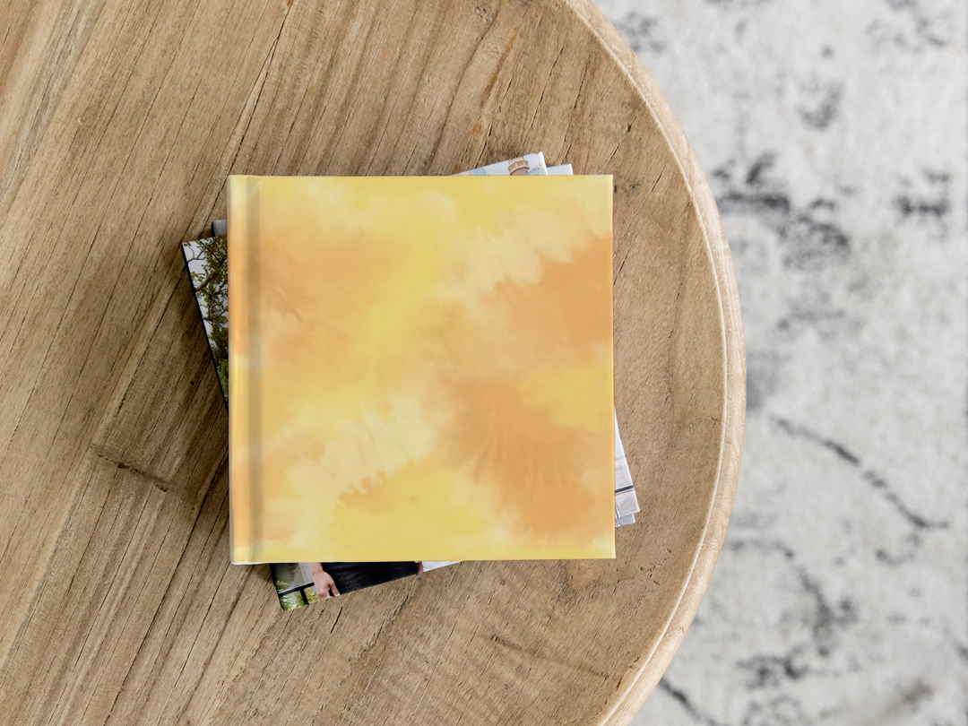 Yellow Tie Dye photo book
