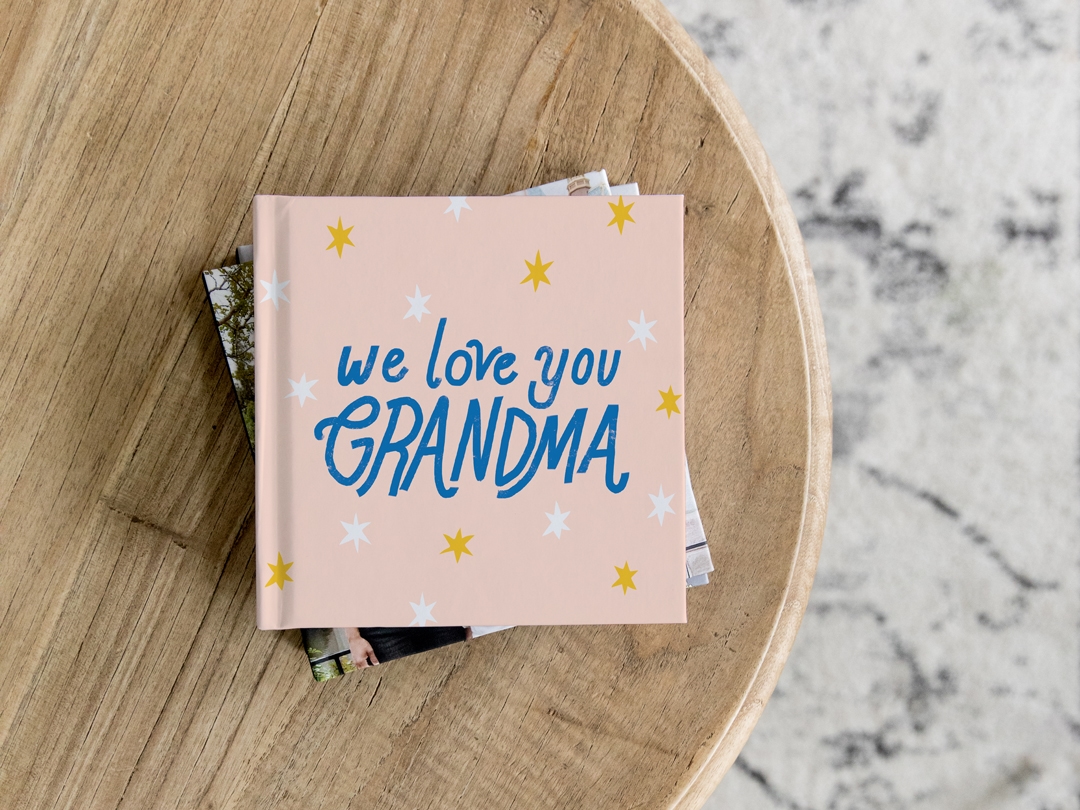 We Love You Grandma photo book