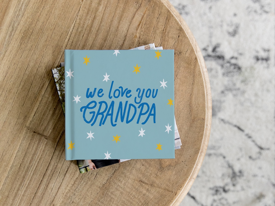 We Love You Grandpa photo book