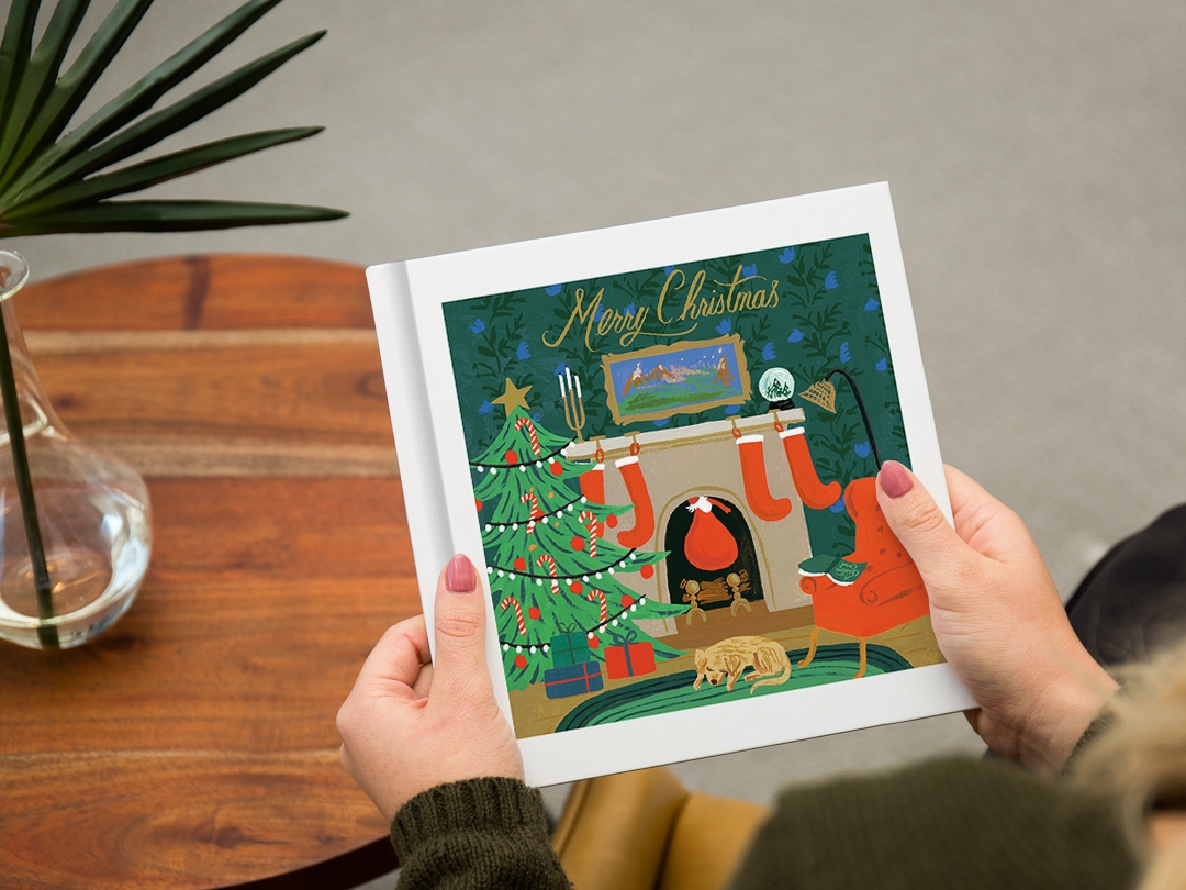 Christmas Eve Scene photo book
