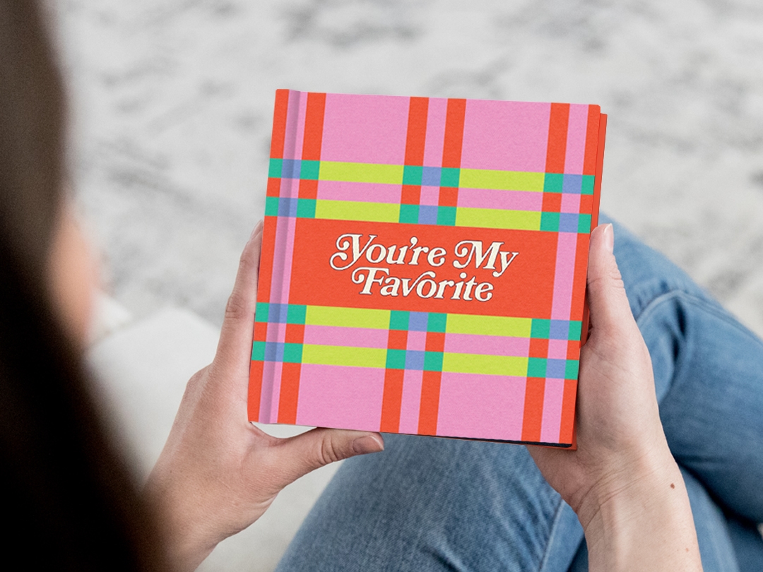 You're My Favorite Plaid photo book
