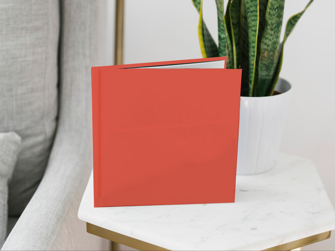 Red photo book