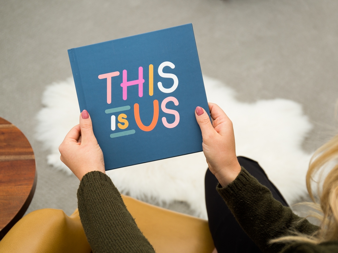 This Is Us—Blue photo book