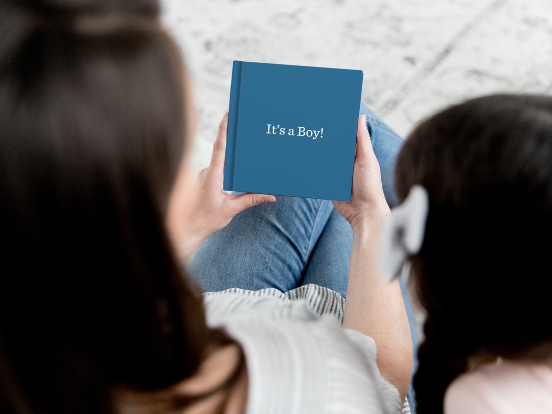 Write Your Own—Blue Serif photo book
