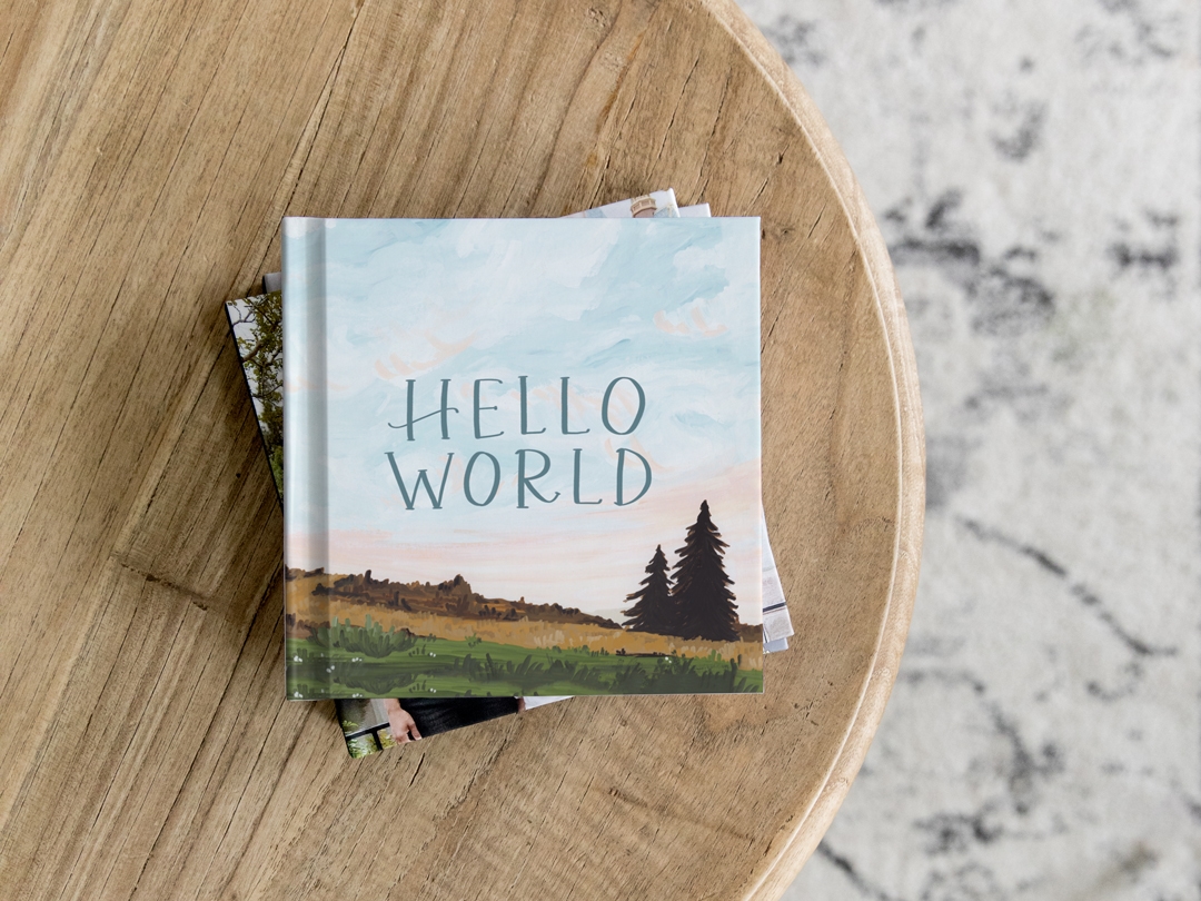 Hello World Landscape photo book