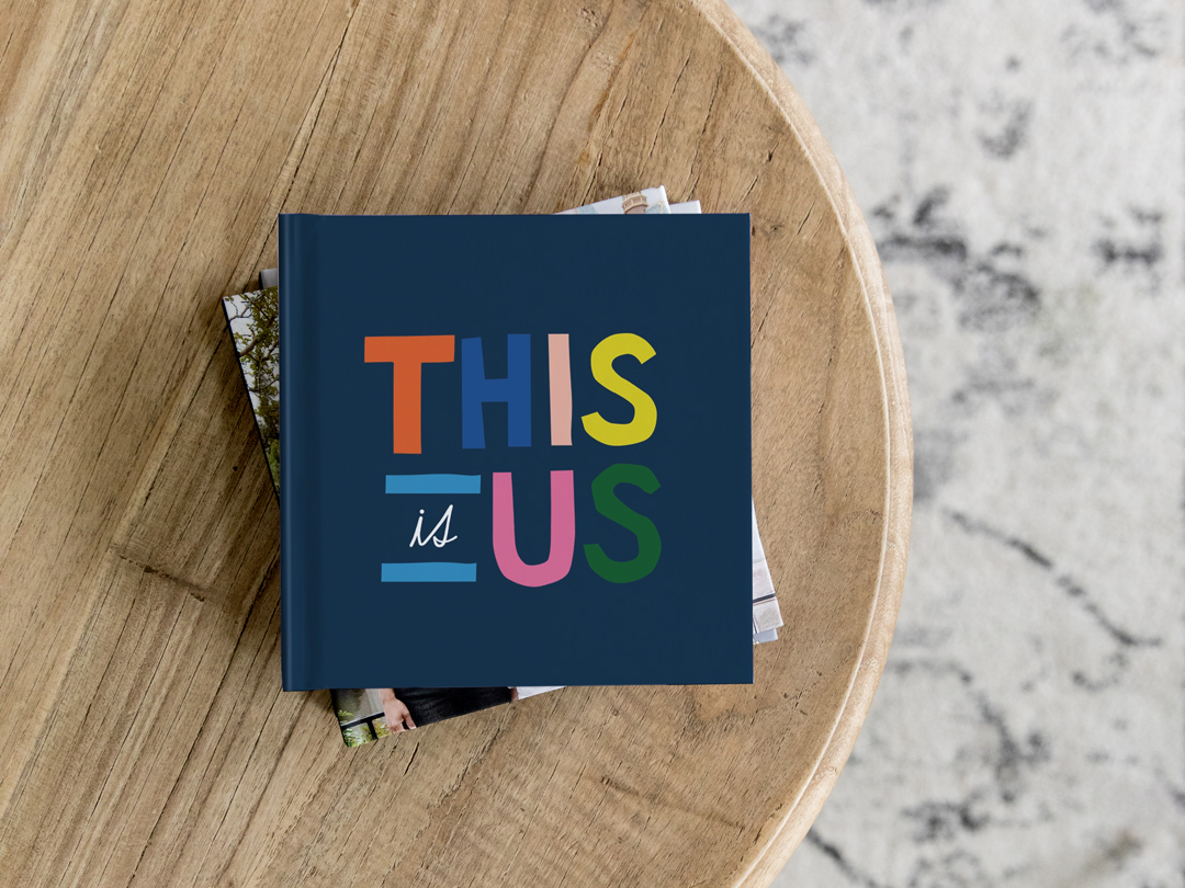 This is Us—Navy Blocks photo book