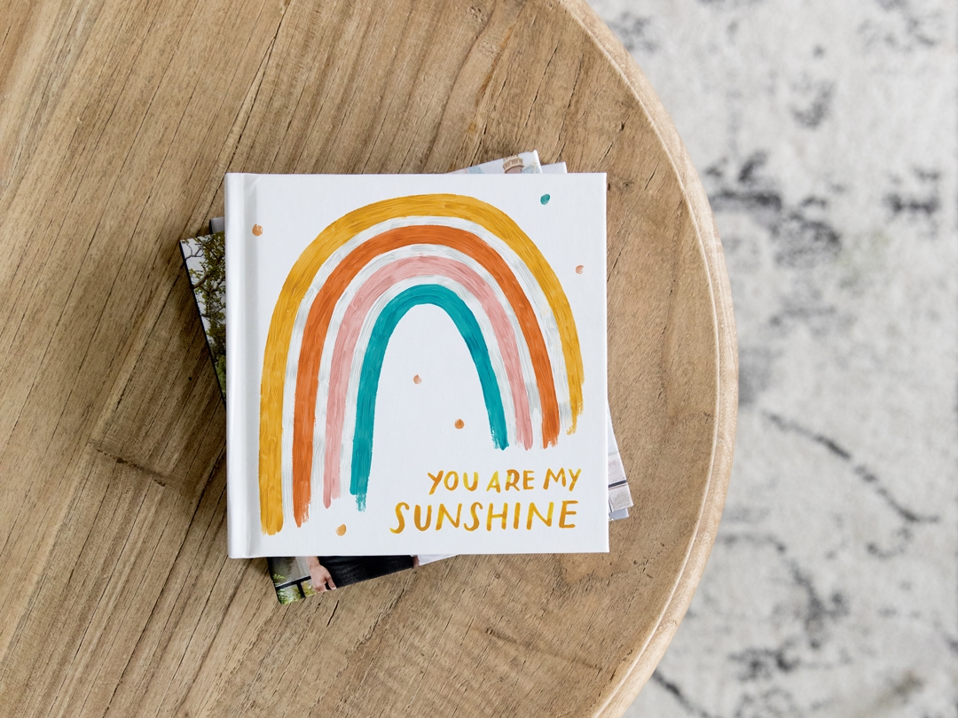 You are my Sunshine Watercolor photo book