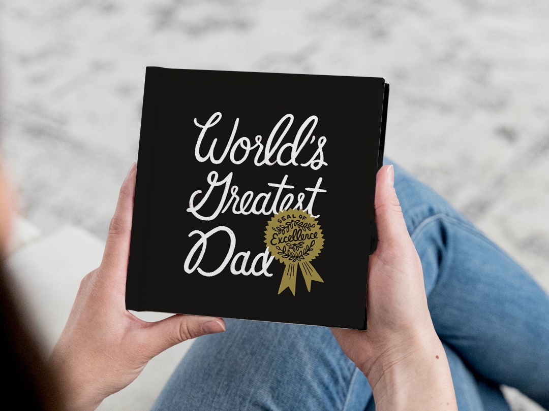 World's Greatest Dad photo book