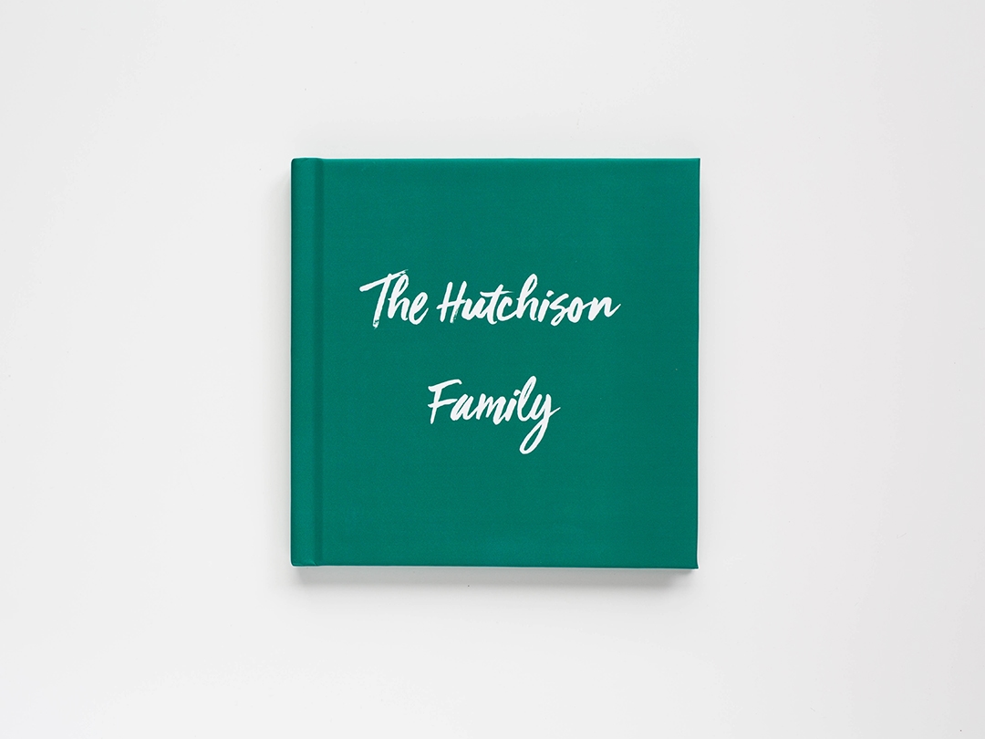 Write Your Own: Green—Script photo book