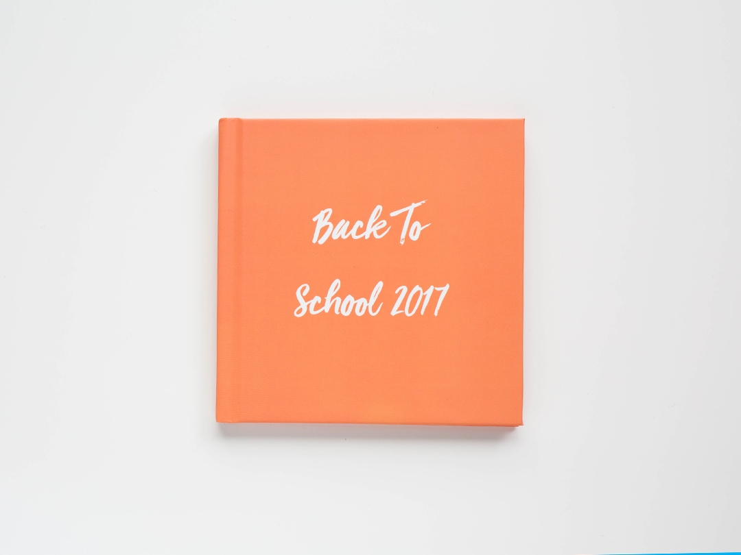 Write Your Own: Orange—Script photo book