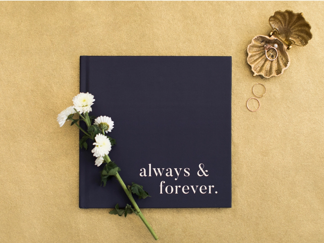 Always & Forever—Navy photo book