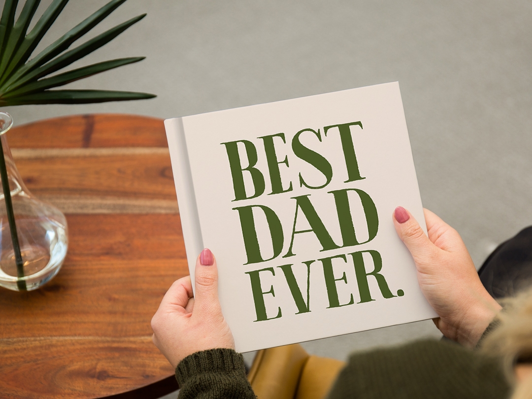 Best Dad Ever—Moss photo book