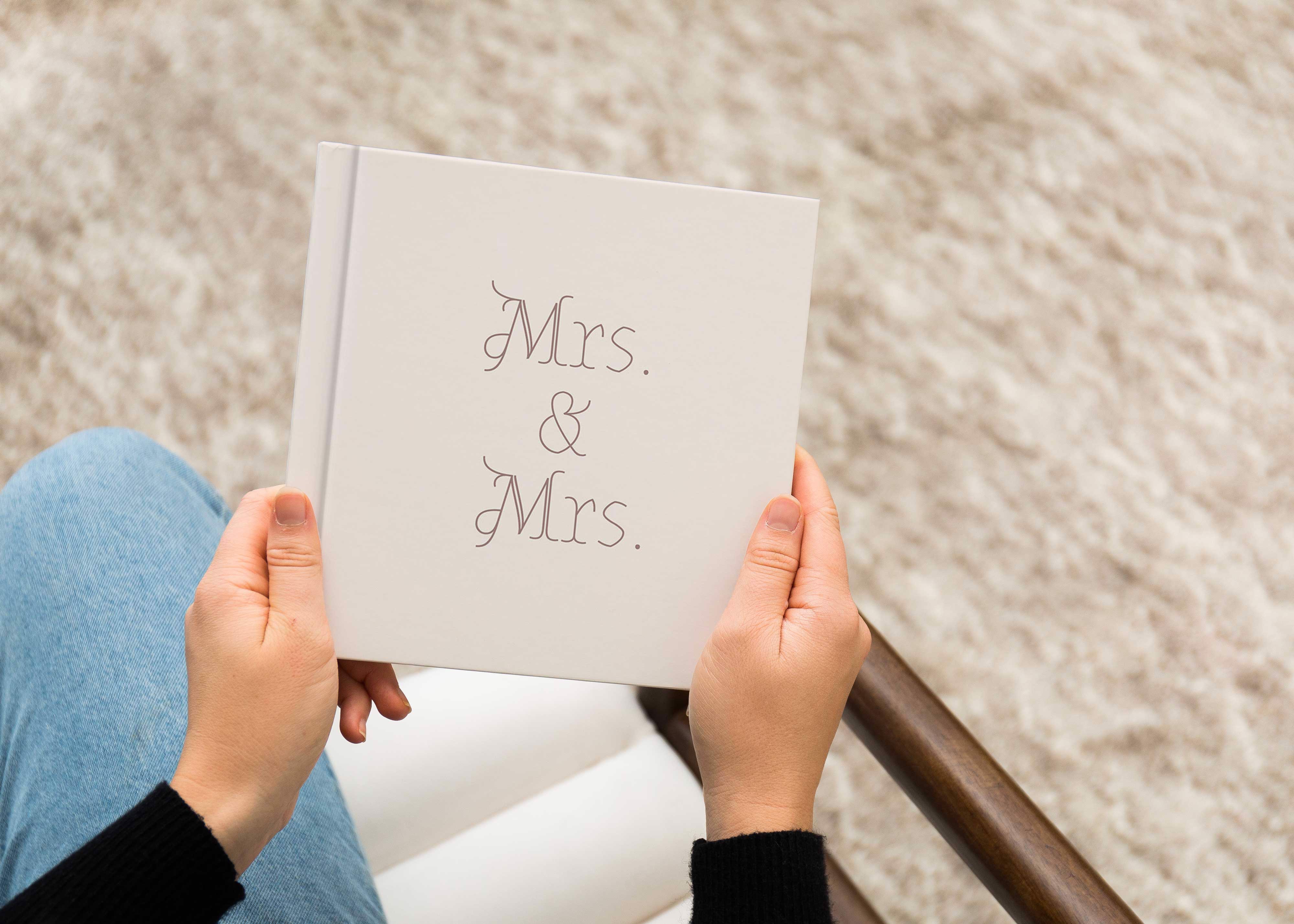 Mrs. & Mrs. photo book