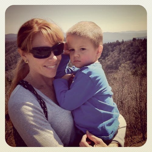 Vanessa Quigley, Co-Founder of Chatbooks, and her youngest son